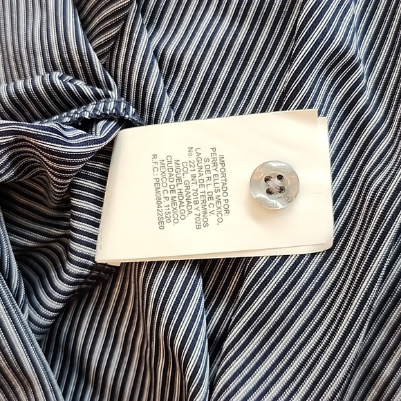 PGA Tour Black White Striped Polo Shirt Short Sleeve 100% Polyester Size XXL - Picture 6 of 7